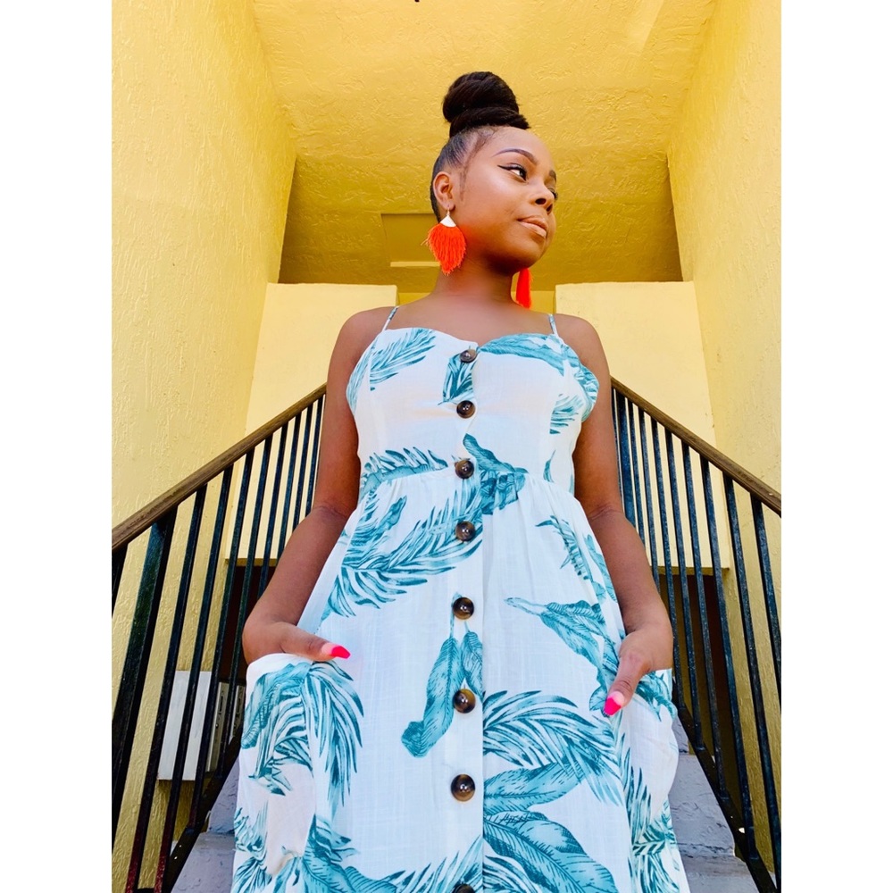 Palm Spring Midi Dress